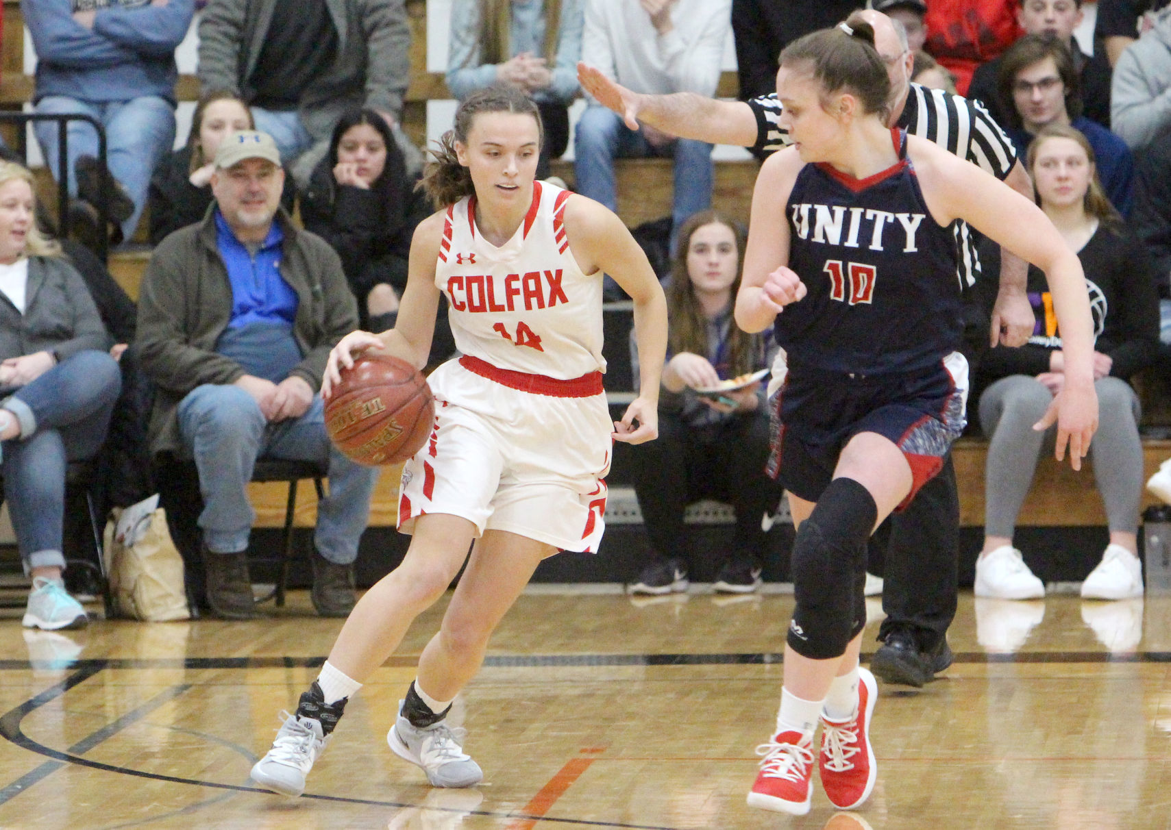 Colfax girls basketball vs Unity at Chetek-Weyerhaeuser 3-5-20